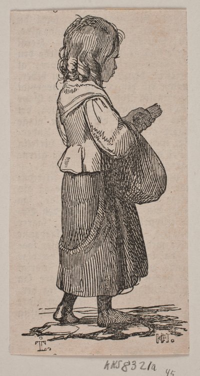 La piccola fiammiferaia da H. C. Henneberg