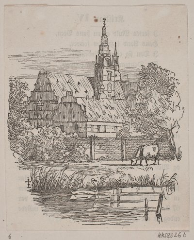 Castello di Frederiksborg da H. C. Henneberg