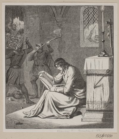 Illustrazione per la storia della Danimarca di Fabricius da H. C. Henneberg
