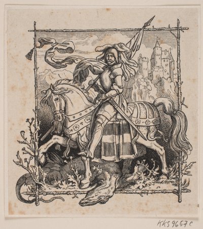 San Giorgio e il drago da H. C. Henneberg