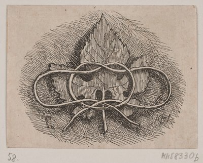 Avvolgimento del filo su una foglia da H. C. Henneberg