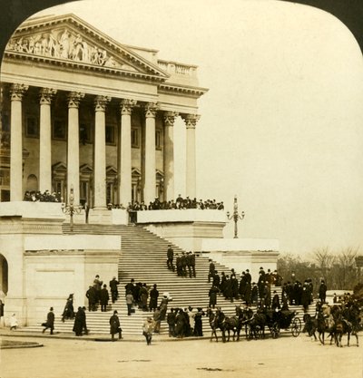 Arrivo al Campidoglio...Inaugurazione di Roosevelt, Washington da H. C. White
