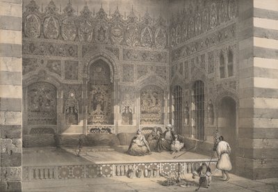 100. Un Iwân, a Damasco, 1843 da H. Clerget