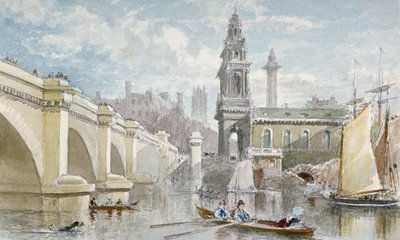 Ponte di Londra, 1840 da H Cundell