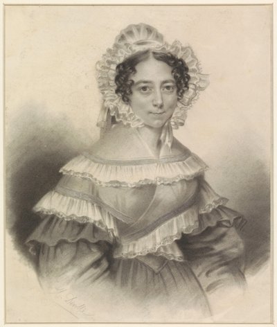 Ritratto di una dama da H. Deville