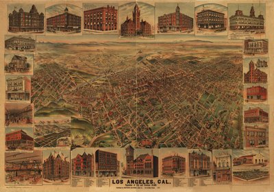 Los Angeles, Cal., popolazione della città e dintorni 65.000. da H.; Elliott Pu Co.; Southern California Land Co. Elliott