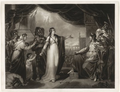 Timoclea davanti ad Alessandro (Timoclea brought before Alexander) da H. Gillbank