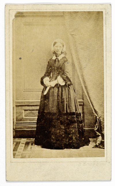 Carte-de-visite di Florence Nightingale, c.1858 da H. Hering
