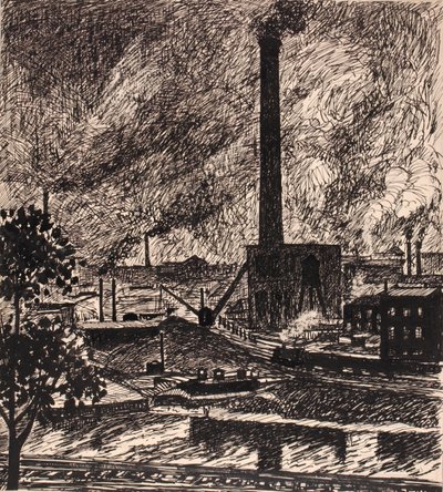 Senza titolo (scena industriale) da H. Lyman Sayen