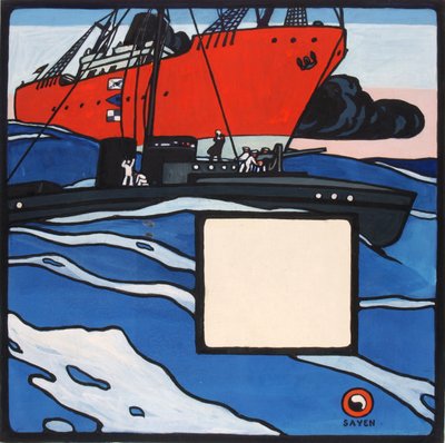 Senza titolo (Azione navale) da H. Lyman Sayen