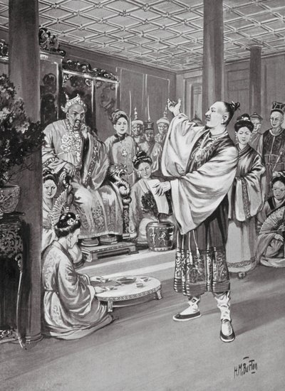 Li Po recita davanti all