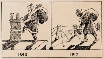 Babbo Natale 1913 e 1917 da H. Miller