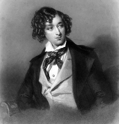 Benjamin Disraeli, statista e scrittore conservatore britannico del XIX secolo da H. Robinson