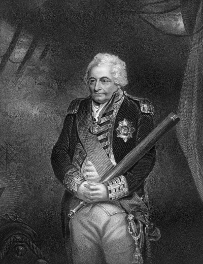 John Jervis, Conte di St Vincent, c1809 c1857 da H. Robinson