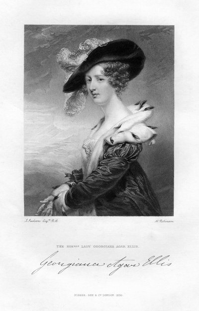 Lady Georgina Agar-Ellis, XIX secolo da H. Robinson
