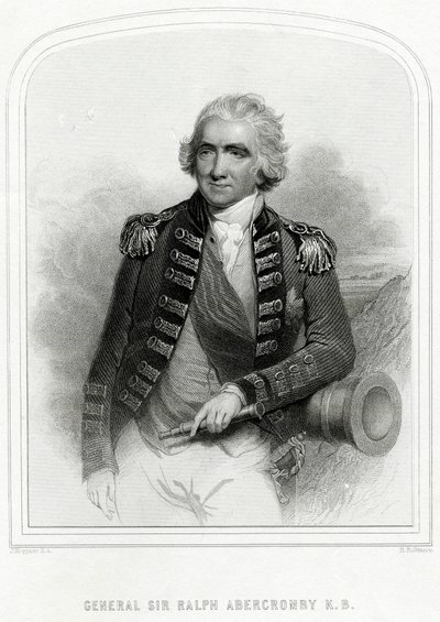 Ralph Abercromby 1734-1801, soldato scozzese da H. Robinson