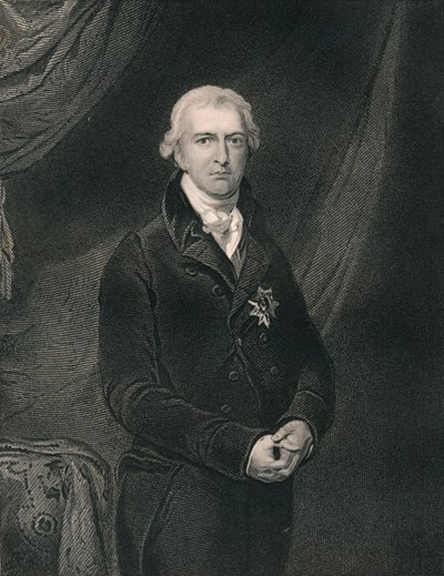 Robert Banks Jenkinson, conte di Liverpool, c. 1820, metà XIX secolo da H. Robinson