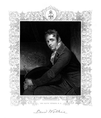 Sir David Wilkie, pittore scozzese, XIX secolo da H. Robinson