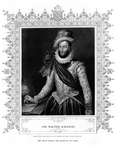 Sir Walter Raleigh, Scrittore, Poeta, Cortigiano ed Esploratore da H. Robinson