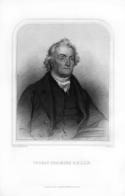 Thomas Chalmers, divino scozzese, 1870 da H. Robinson