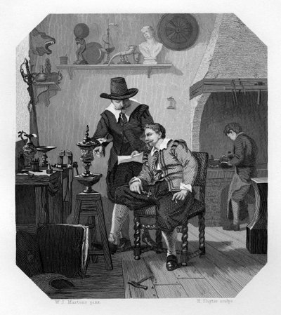 Paulus e Adam van Vianen, argentieri olandesi, c1870 da H. Sluyter