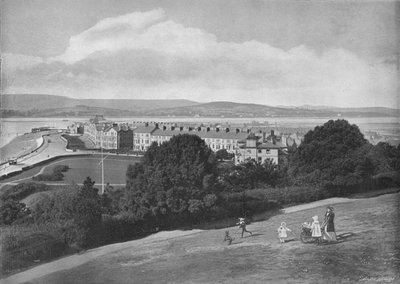 Exmouth, dal Beacon, c1896 da H. T. Cousins