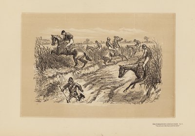 La corsa a ostacoli di Tumbletown, n. 7, Il vicolo da Hablot Knight (1815 92) Browne