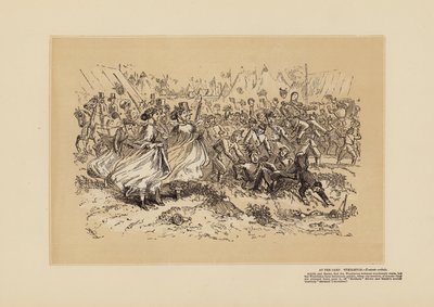 Il Meeting di Wimbledon, No 1, Il cavallo da guerra da Hablot Knight (1815 92) Browne