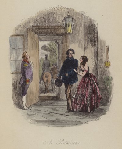 Illustrazione per Lewis Arundel o La Ferrovia della Vita di Frank E Smedley da after Hablot Knight Browne