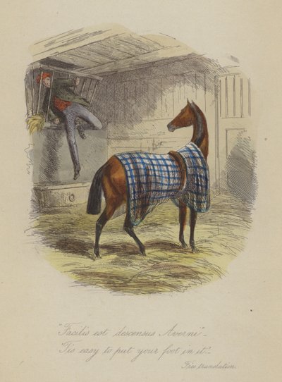 Illustrazione per Lewis Arundel o La Ferrovia della Vita di Frank E Smedley da after Hablot Knight Browne