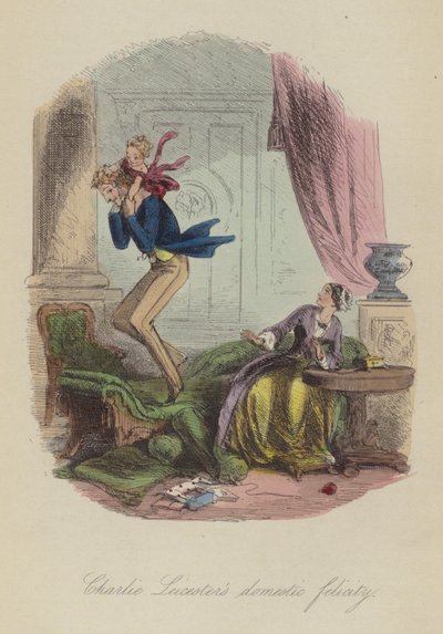 Illustrazione per Lewis Arundel o La Ferrovia della Vita di Frank E Smedley da after Hablot Knight Browne