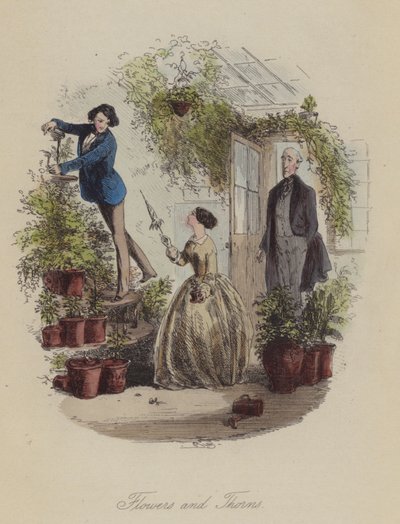 Illustrazione per Lewis Arundel o La Ferrovia della Vita di Frank E Smedley da after Hablot Knight Browne