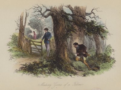 Illustrazione per Lewis Arundel o La Ferrovia della Vita di Frank E Smedley da after Hablot Knight Browne