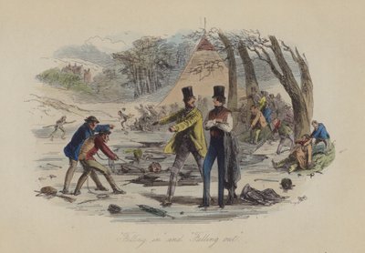 Illustrazione per Lewis Arundel o La Ferrovia della Vita di Frank E Smedley da after Hablot Knight Browne