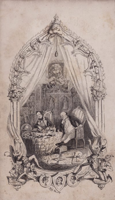 Samuel Pickwick e Alfred Jingle, illustrazione dal romanzo di Charles Dickens 