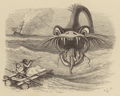 Serpente marino avanti! da Hablot Knight Browne