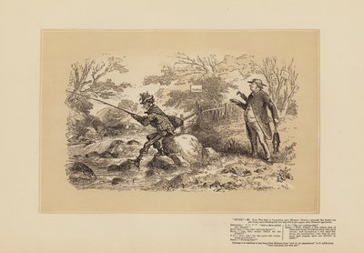Schizzi di pesca, No 2, Molto simile a un bracconiere da Hablot Knight (1815 92) Browne