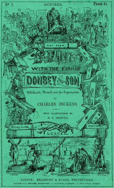 Charles Dickens - Dombey e Figlio da Hablot Knight Browne