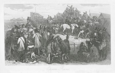 Strade di Londra: Corse di Epsom da Hablot Knight (1815 92) Browne