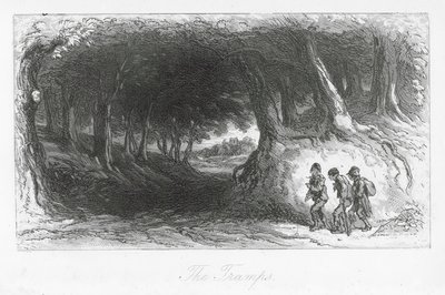 Strade di Londra: I vagabondi da Hablot Knight (1815 92) Browne