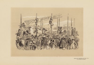Regata Oxford e Cambridge, No 3, Sul ponte da Hablot Knight (1815 92) Browne