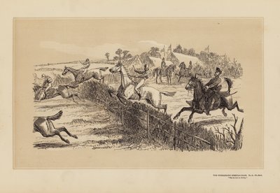 La corsa a ostacoli di Tumbletown, No 2, La partenza da Hablot Knight (1815 92) Browne