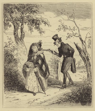 Bartlett spara a Mrs Lewis da Hablot Knight Browne