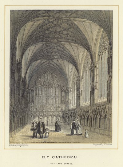 Cattedrale di Ely, la Cappella della Madonna da Hablot Knight Browne