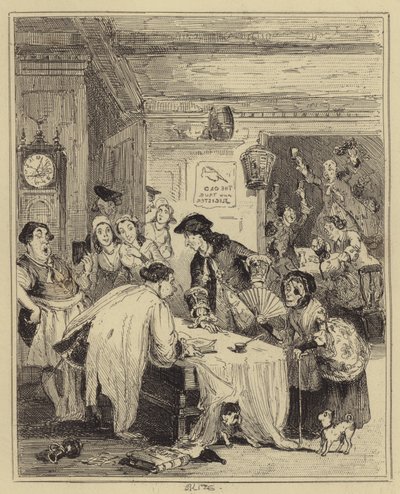 Matrimoni di Fleet da Hablot Knight Browne