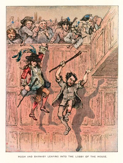 Illustrazione per Barnaby Rudge da Hablot Knight Browne