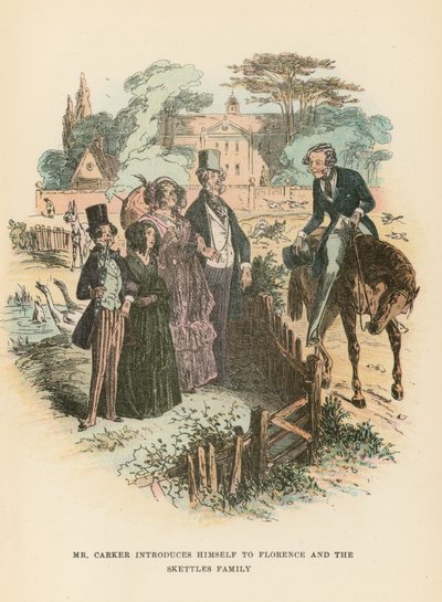Illustrazione per Dombey e Figlio da Hablot Knight Browne