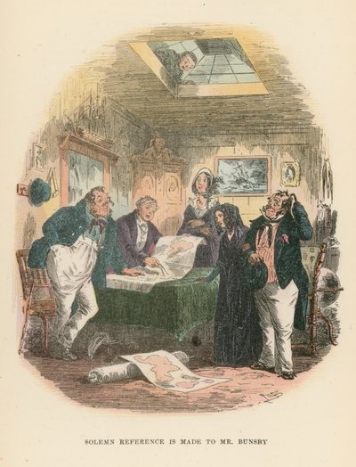 Illustrazione per Dombey e Figlio da Hablot Knight Browne