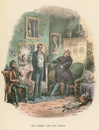 Illustrazione per Dombey e Figlio da Hablot Knight Browne