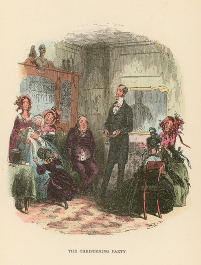 Illustrazione per Dombey e Figlio da Hablot Knight Browne